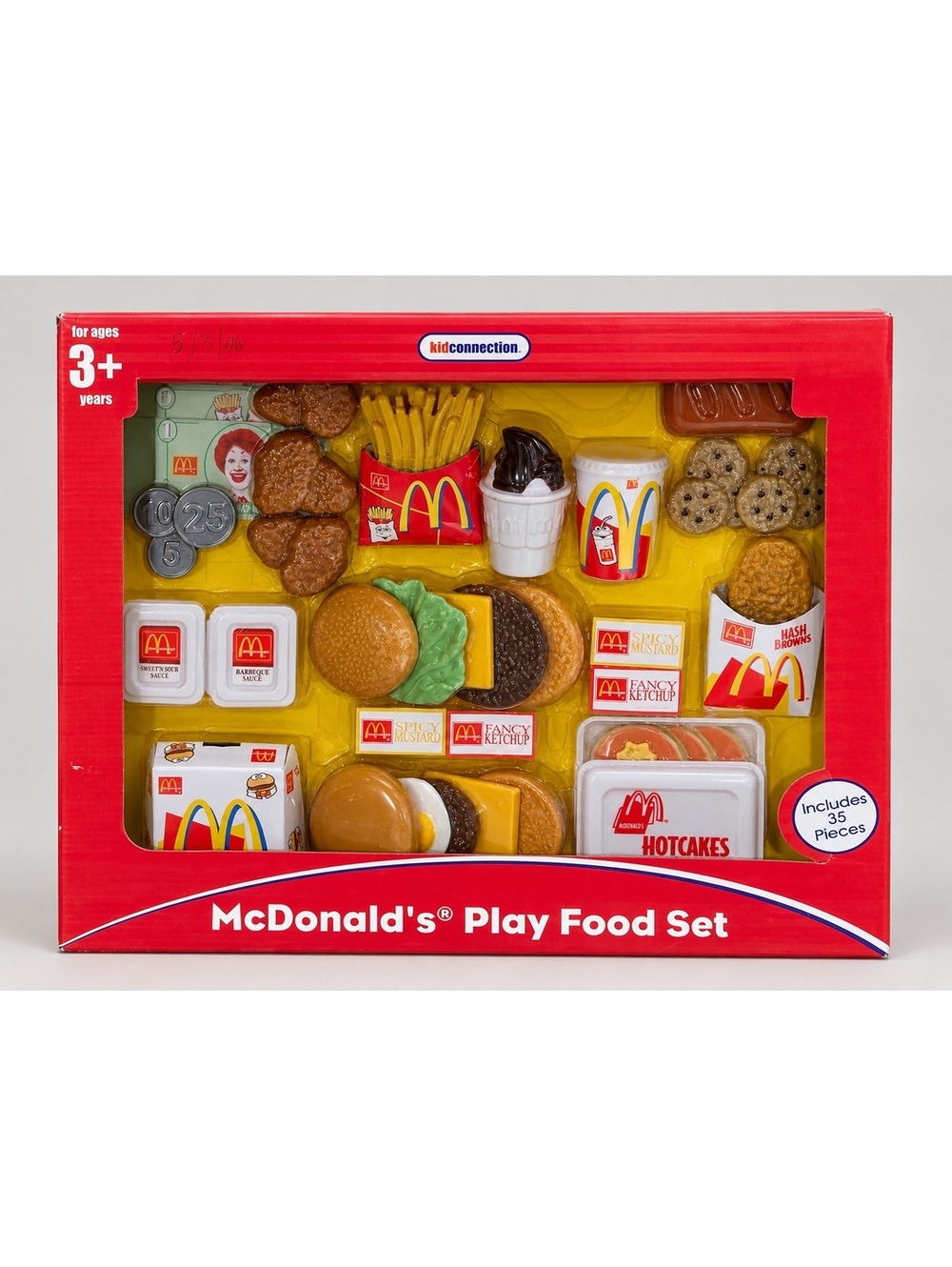 Vintage 2005 McDonald's Kid Connection Play Food Set 35pc